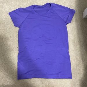 Lululemon swiftly short sleeve in charged indigo